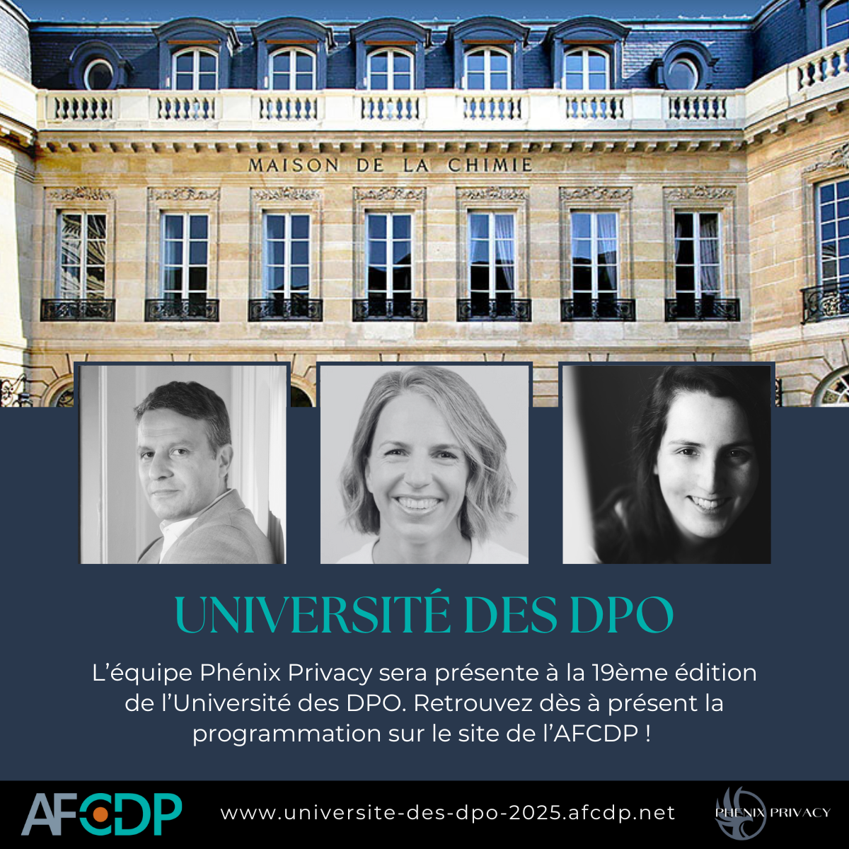 EVENT – Université des DPO – Maison de la Chimie Paris – les 6 et 7 février 2025